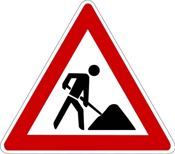 Baustellen Zeichen